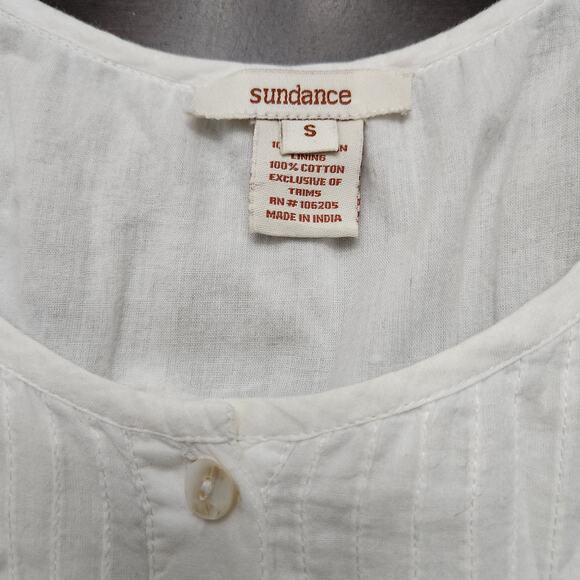 Sundance Crochet Bohemian Blouse Size Small - Picture 3 of 5